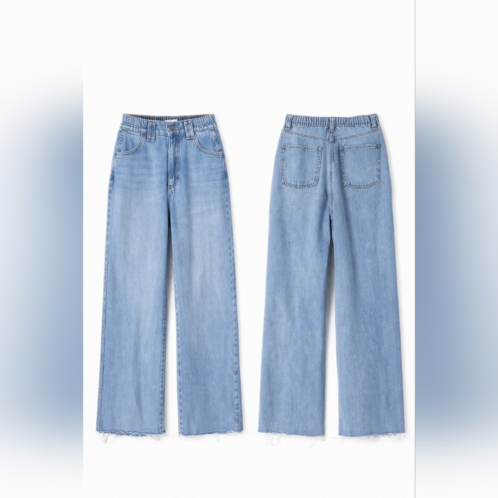 Garage Light Blue Flare Jeans